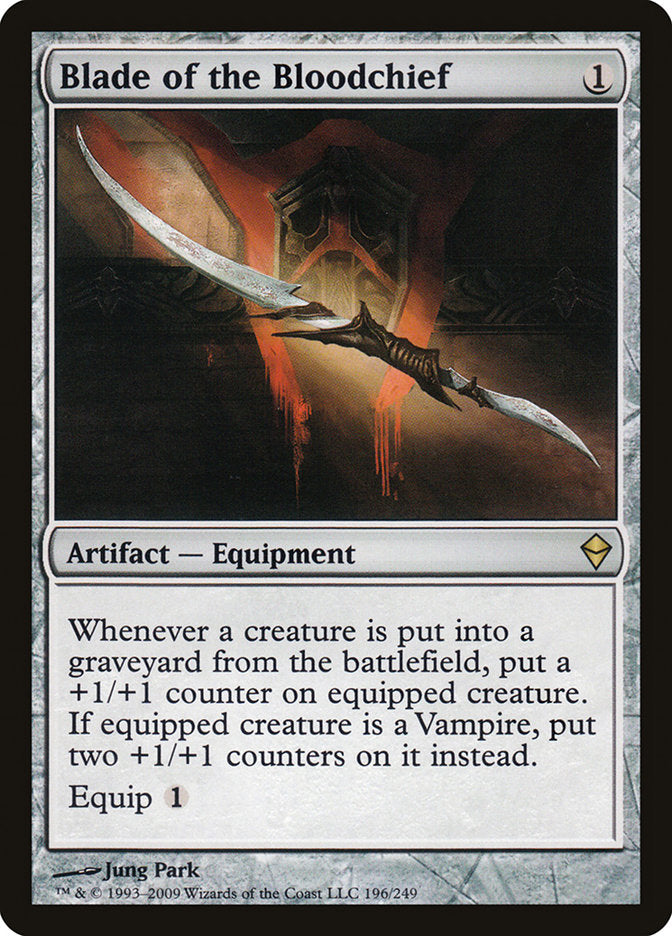 Blade of the Bloodchief [Zendikar] | Golgari Games