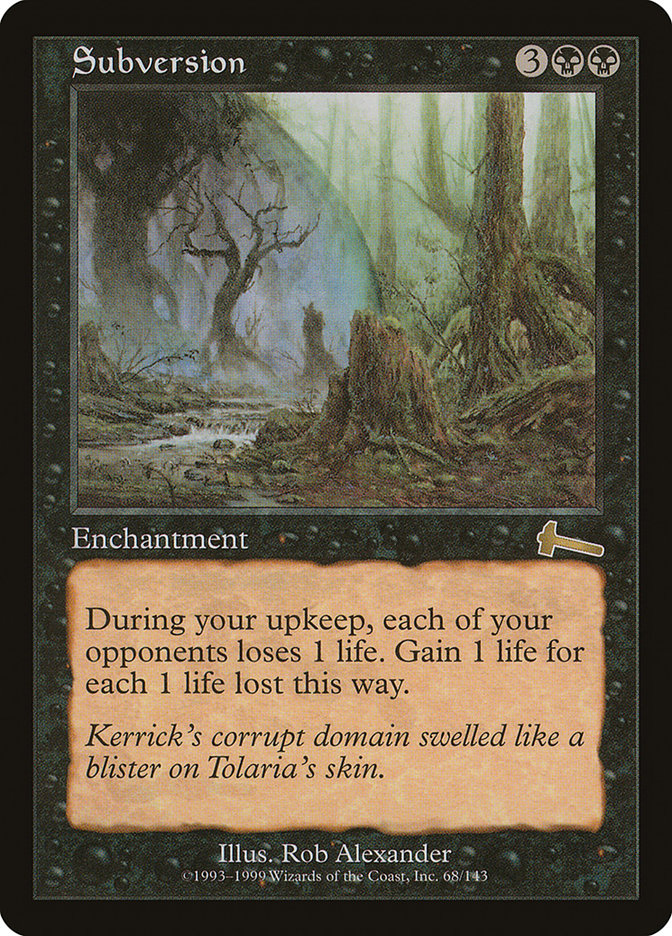Subversion [Urza's Legacy] | Local Legends