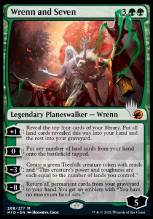 Wrenn and Seven (Promo Pack) [Innistrad: Midnight Hunt Promos] | Golgari Games