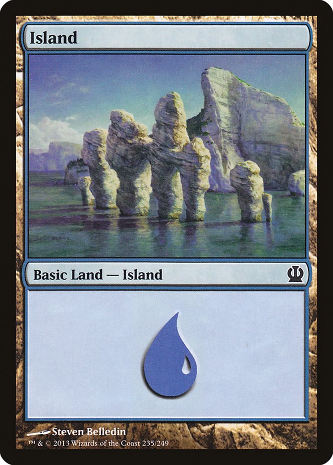 Island (235) [Theros] | Golgari Games