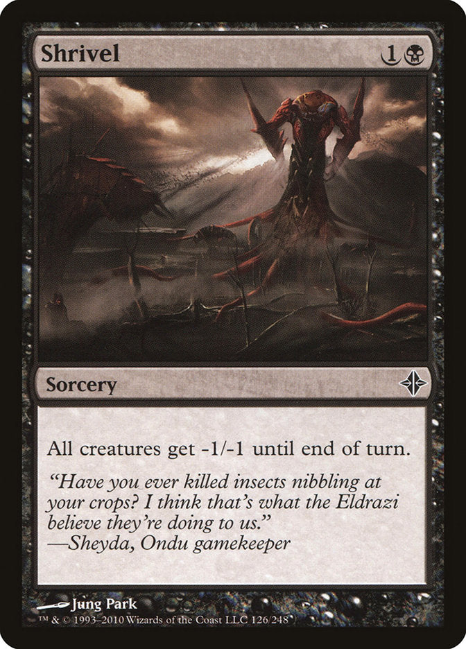 Shrivel [Rise of the Eldrazi] | Local Legends