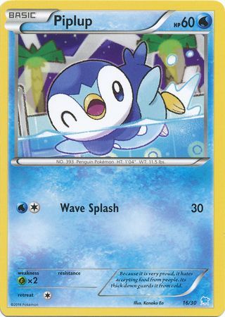 Piplup (16/30) [XY: Trainer Kit 3 - Suicune] | Golgari Games