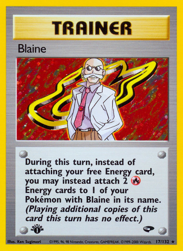 Blaine (17/132) [Gym Challenge 1st Edition] | Golgari Games