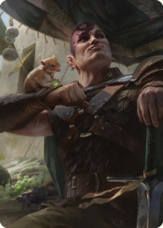 Minsc & Boo, Timeless Heroes Art Card (38) [Commander Legends: Battle for Baldur's Gate Art Series] | Local Legends