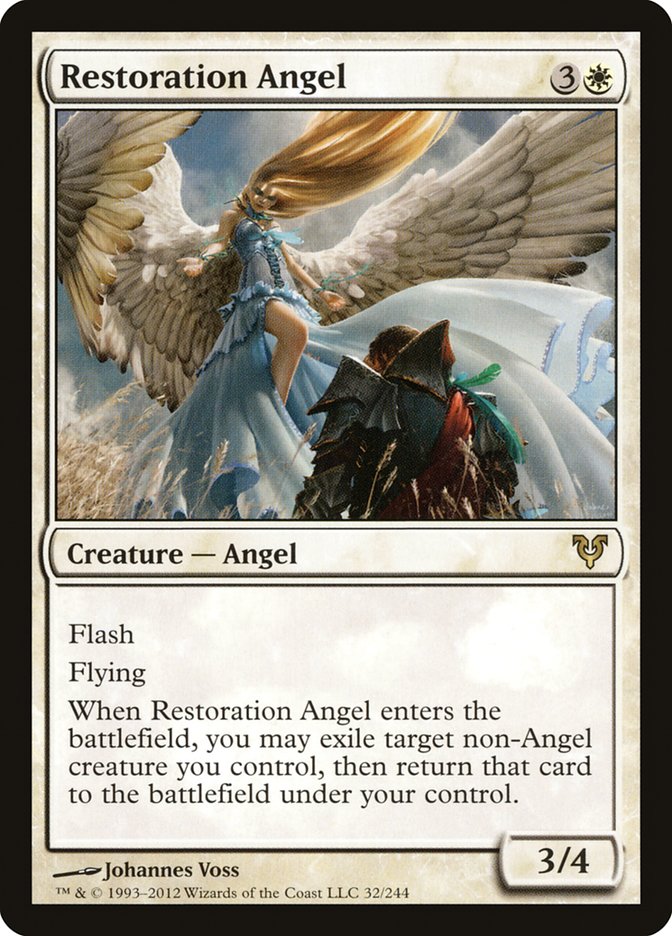 Restoration Angel [Avacyn Restored] | Golgari Games