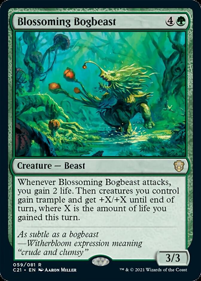 Blossoming Bogbeast [Commander 2021] | Local Legends