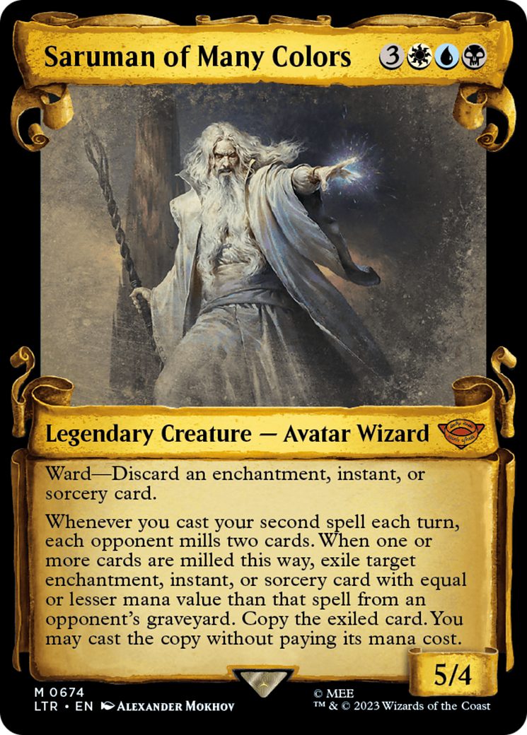 Saruman of Many Colors [The Lord of the Rings: Tales of Middle-Earth Showcase Scrolls] | Golgari Games