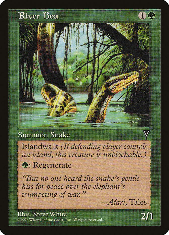 River Boa [Visions] | Golgari Games