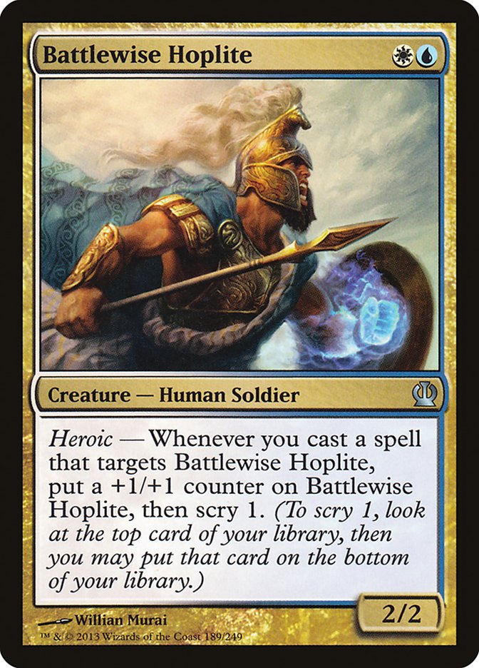 Battlewise Hoplite [Theros] | Local Legends