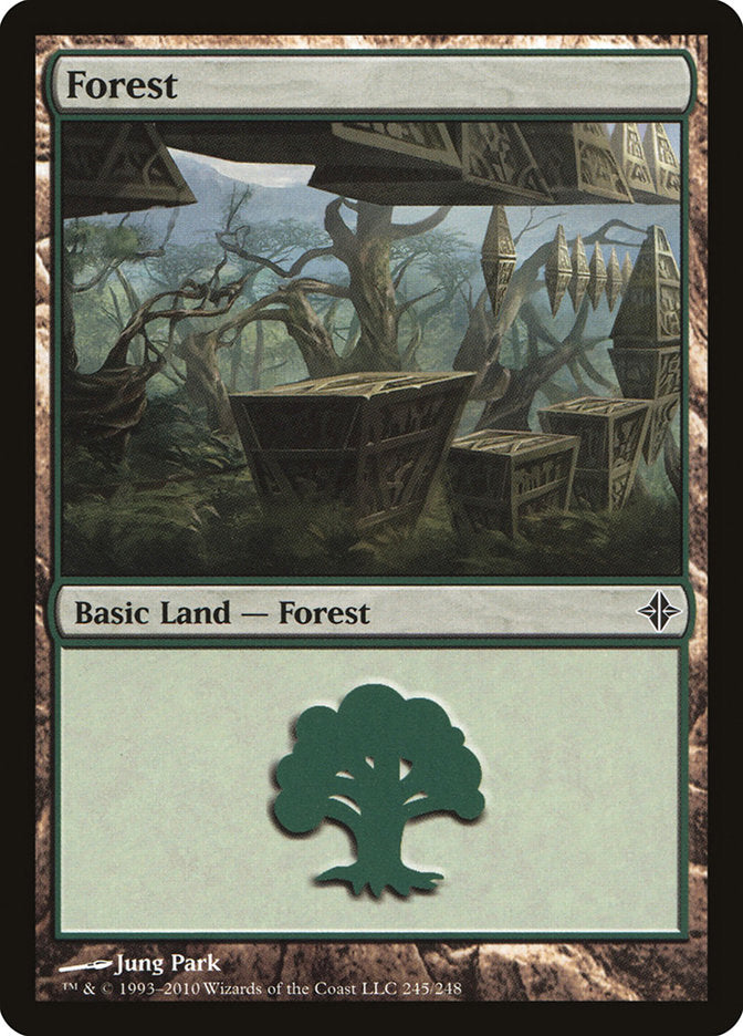 Forest (245) [Rise of the Eldrazi] | Local Legends