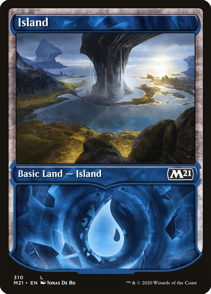 Island (310) (Showcase) [Core Set 2021] | Golgari Games