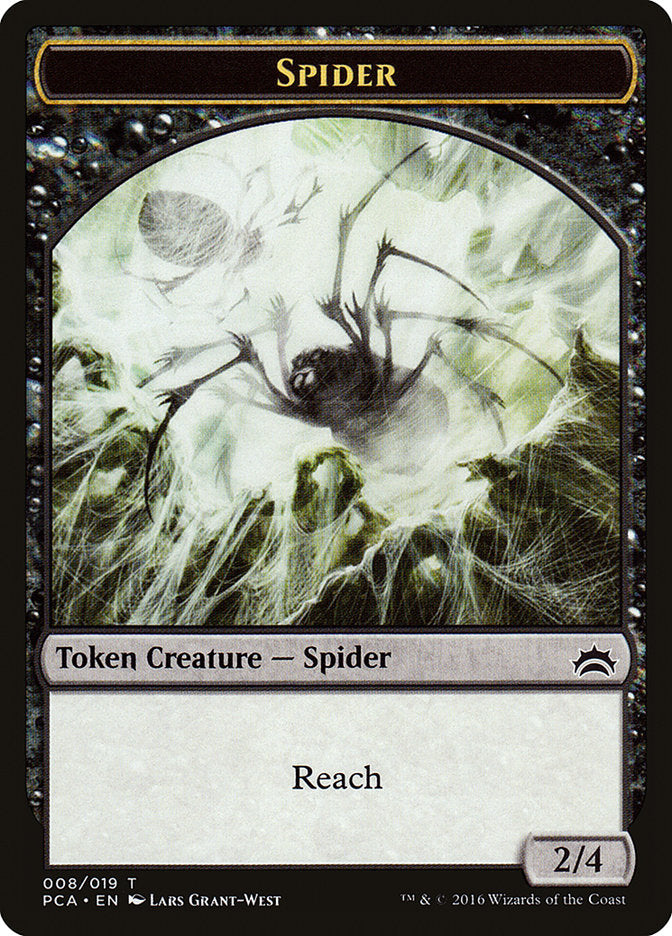 Spider Token [Planechase Anthology Tokens] | Golgari Games