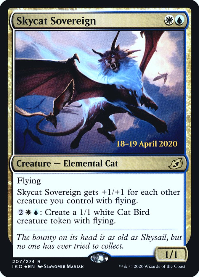 Skycat Sovereign [Ikoria: Lair of Behemoths Prerelease Promos] | Local Legends