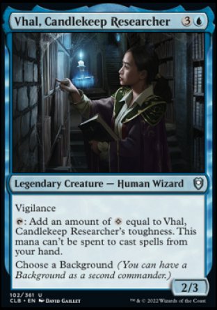 Vhal, Candlekeep Researcher [Commander Legends: Battle for Baldur's Gate] | Local Legends