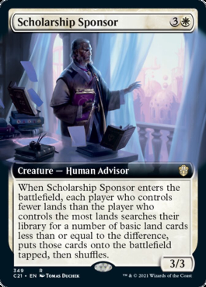 Scholarship Sponsor (Extended Art) [Commander 2021] | Local Legends