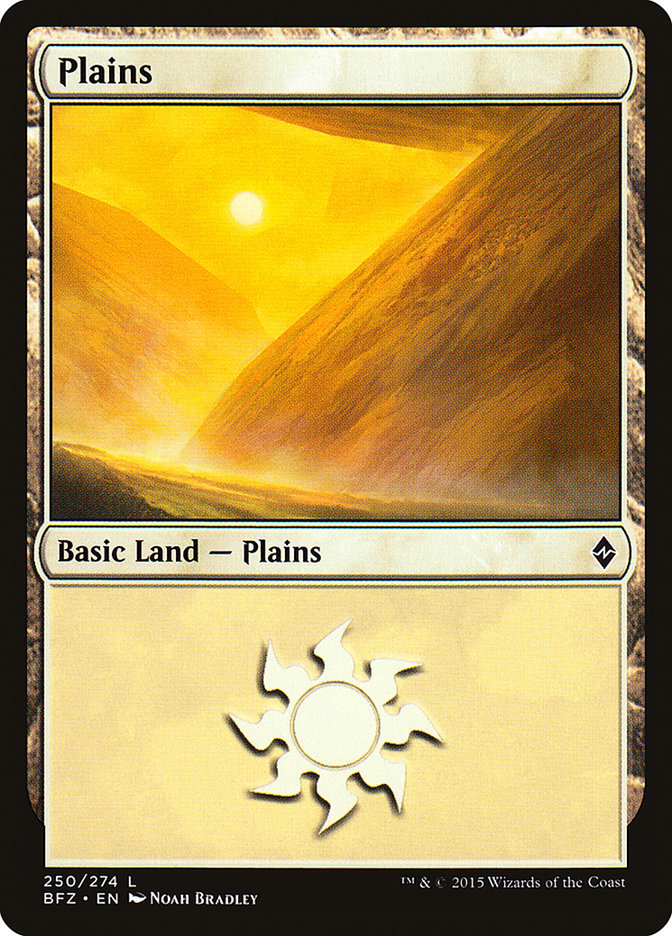 Plains (250a) [Battle for Zendikar] | Local Legends