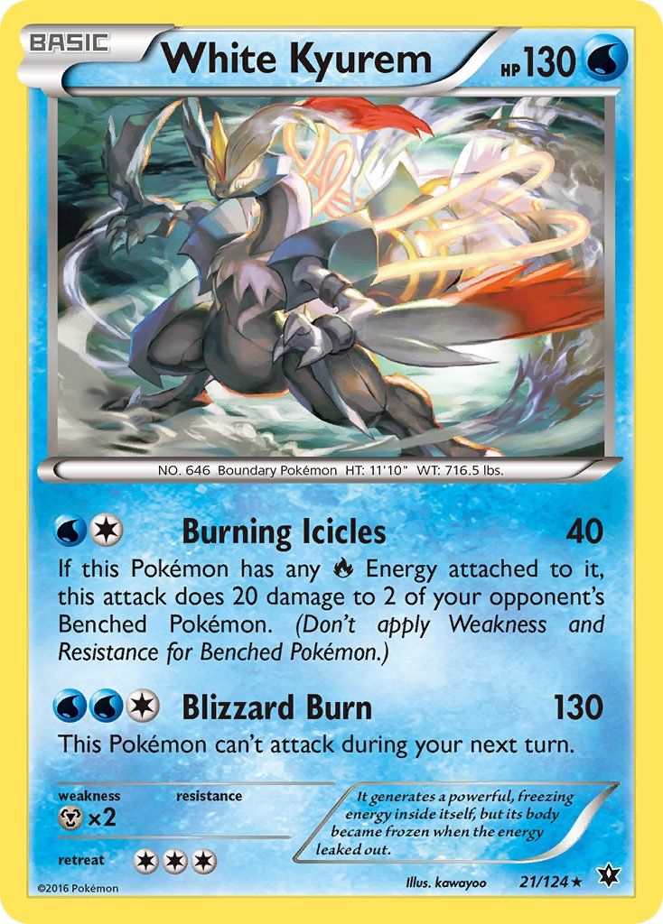 White Kyurem (21/124) (Theme Deck Exclusive) [XY: Fates Collide] | Golgari Games