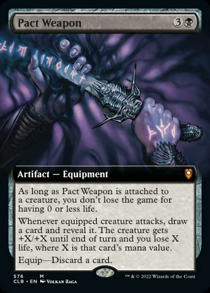 Pact Weapon (Extended Art) [Commander Legends: Battle for Baldur's Gate] | Local Legends