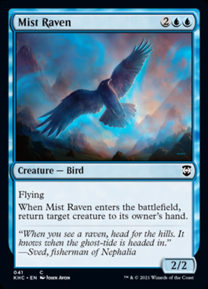 Mist Raven [Kaldheim Commander] | Golgari Games