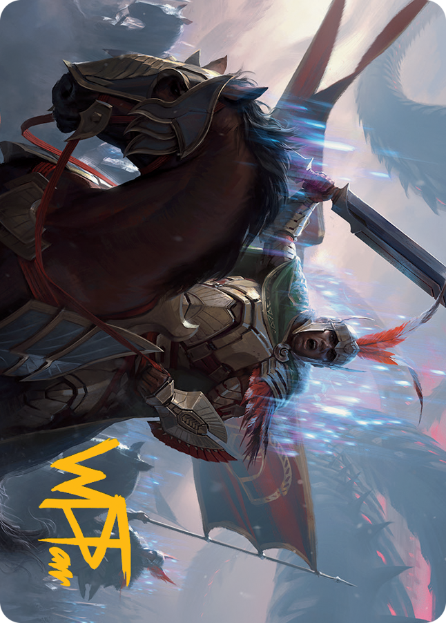 Marshal of Zhalfir Art Card (Gold-Stamped Signature) [March of the Machine Art Series] | Local Legends