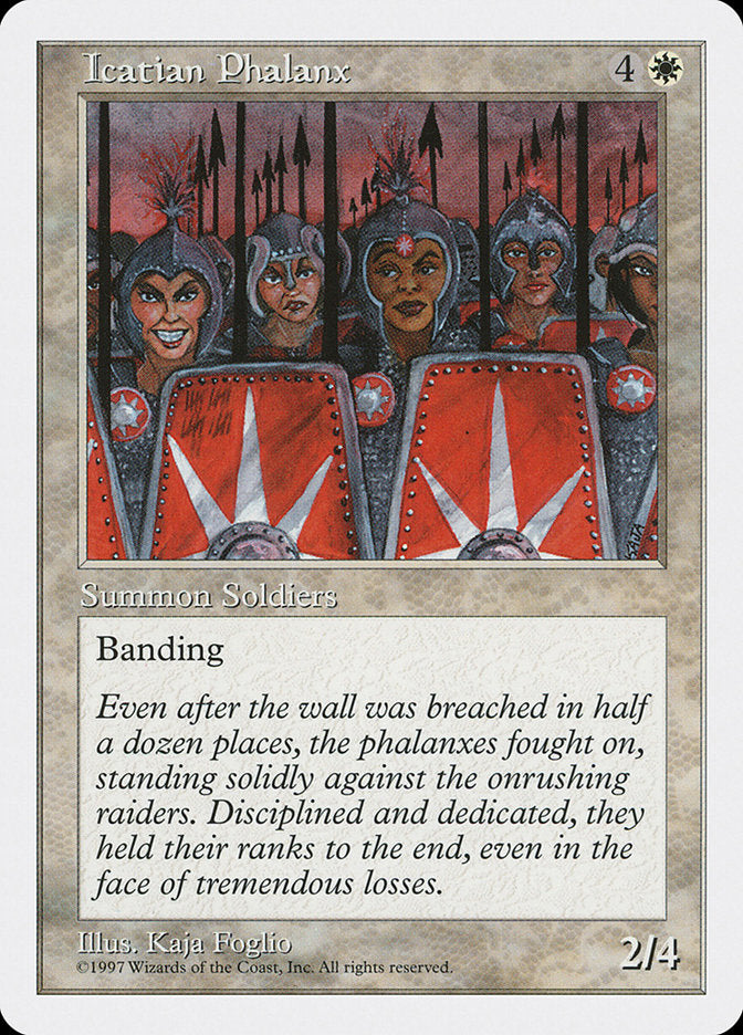 Icatian Phalanx [Fifth Edition] | Local Legends