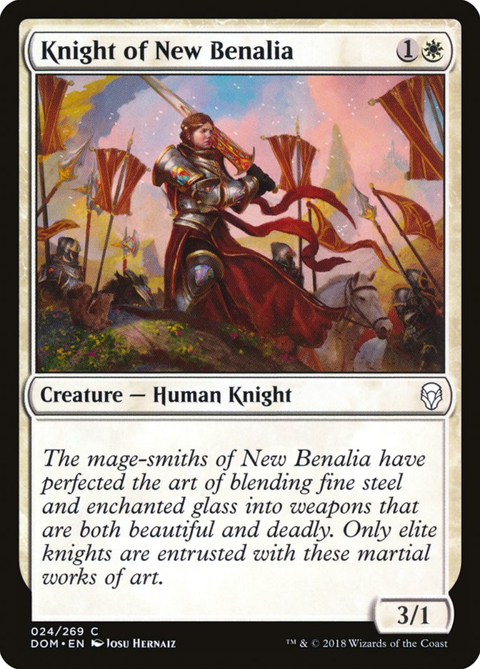 Knight of New Benalia [Dominaria] | Local Legends