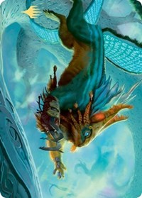 Toski, Bearer of Secrets Art Card (Gold-Stamped Signature) [Kaldheim Art Series] | Golgari Games