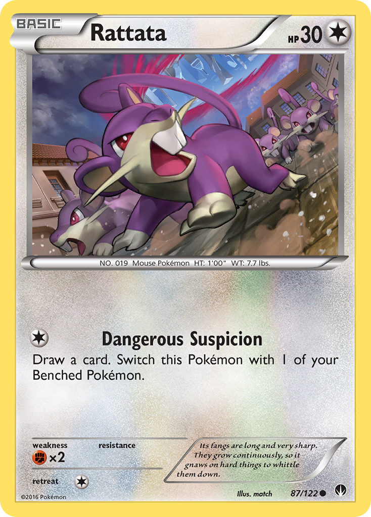 Rattata (87/122) [XY: BREAKpoint] | Golgari Games