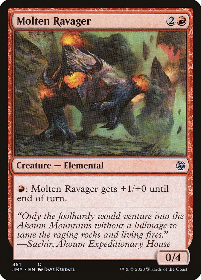 Molten Ravager [Jumpstart] | Local Legends