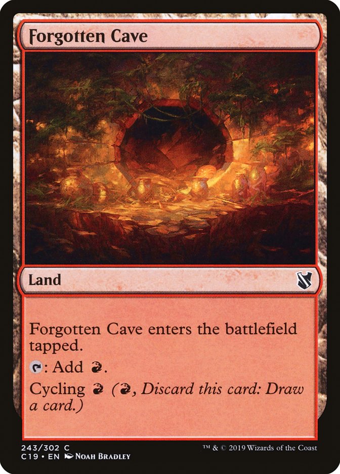 Forgotten Cave [Commander 2019] | Golgari Games