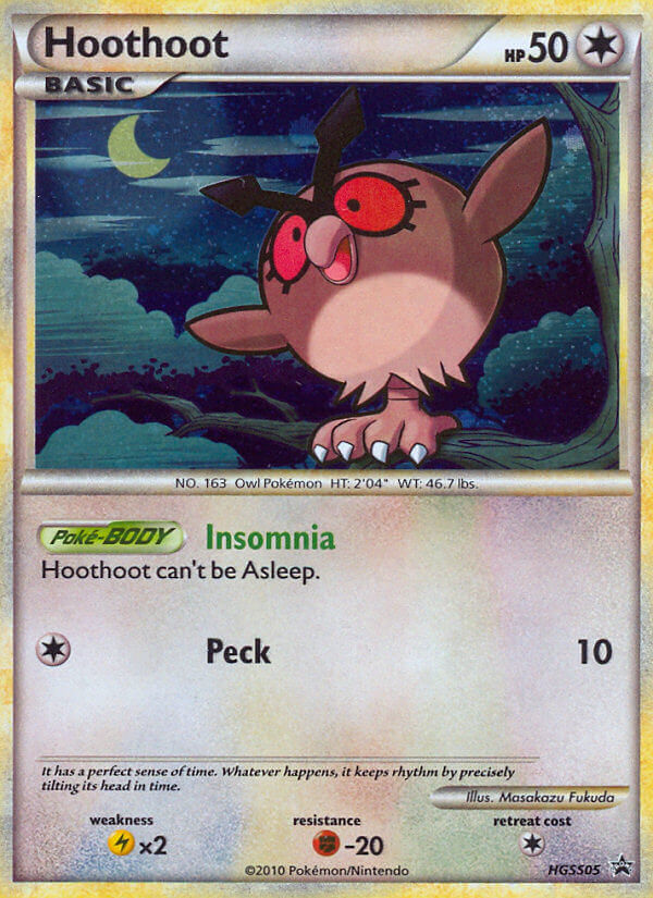 Hoothoot (HGSS05) [HeartGold & SoulSilver: Black Star Promos] | Golgari Games