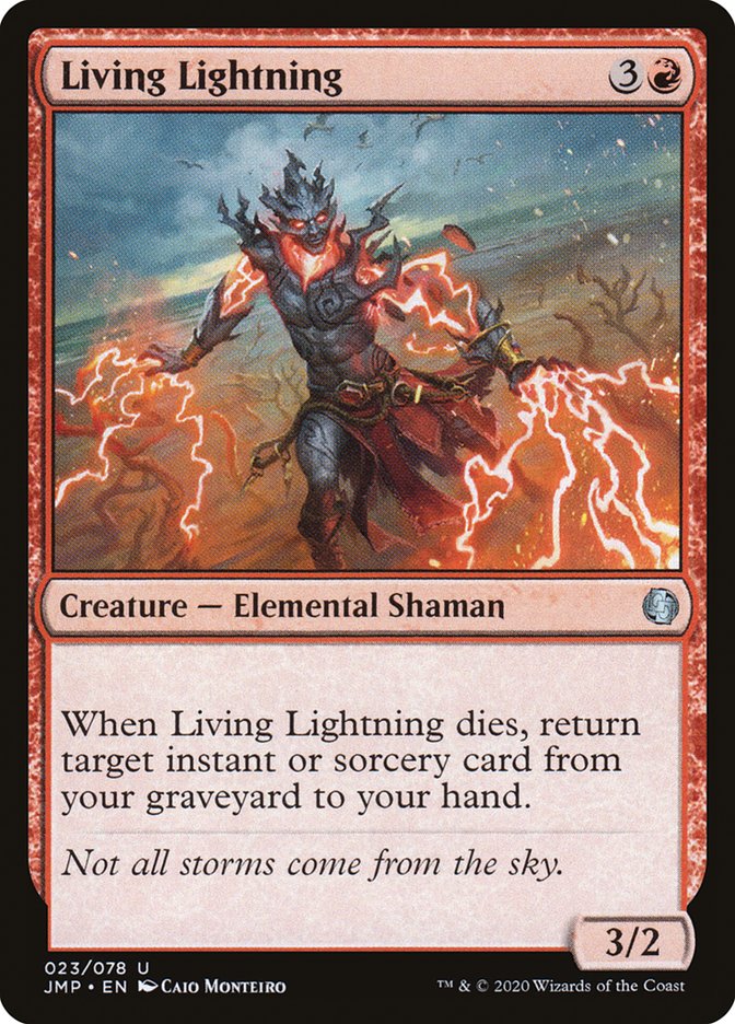 Living Lightning [Jumpstart] | Golgari Games