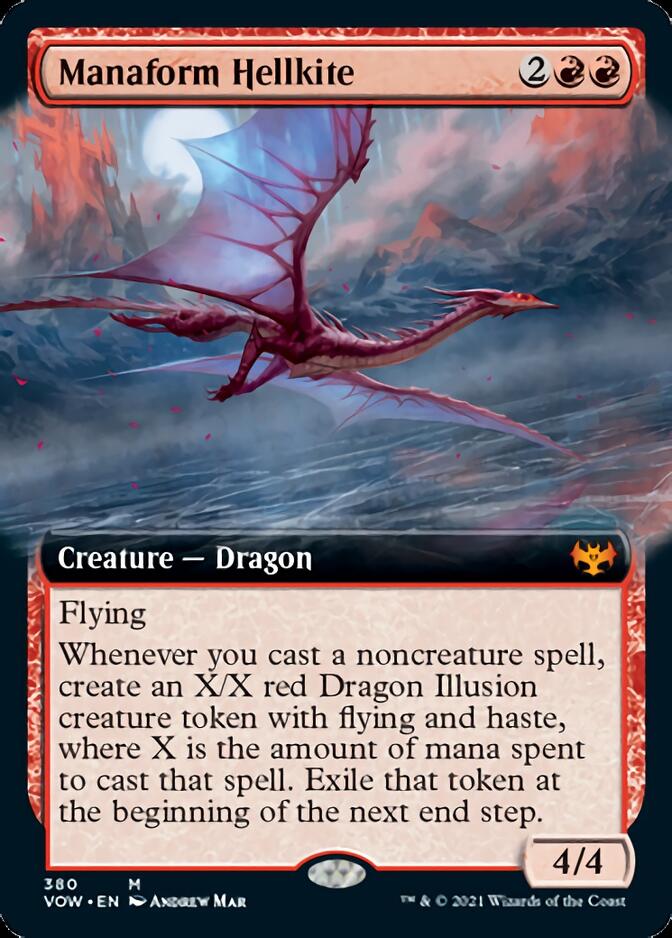 Manaform Hellkite (Extended Art) [Innistrad: Crimson Vow] | Local Legends