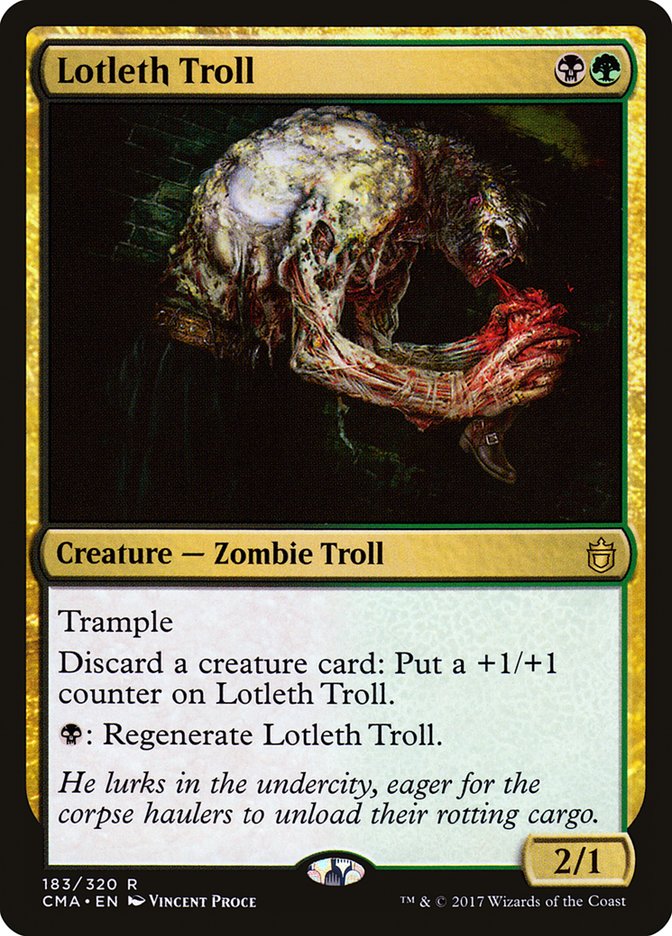 Lotleth Troll [Commander Anthology] | Golgari Games