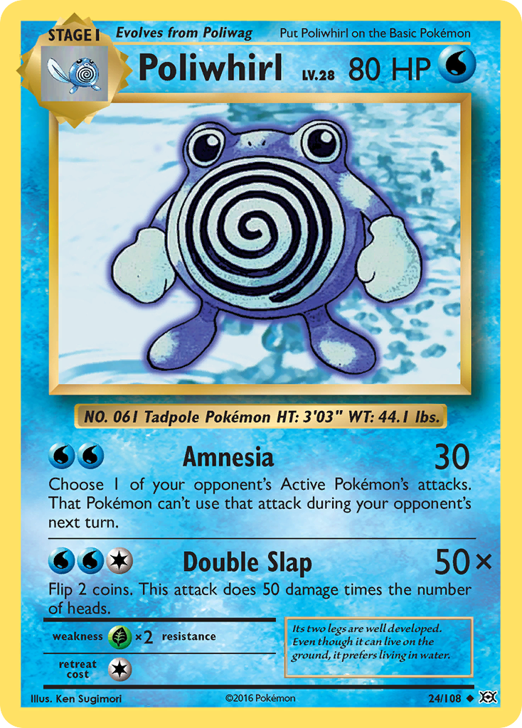 Poliwhirl (24/108) [XY: Evolutions] | Golgari Games