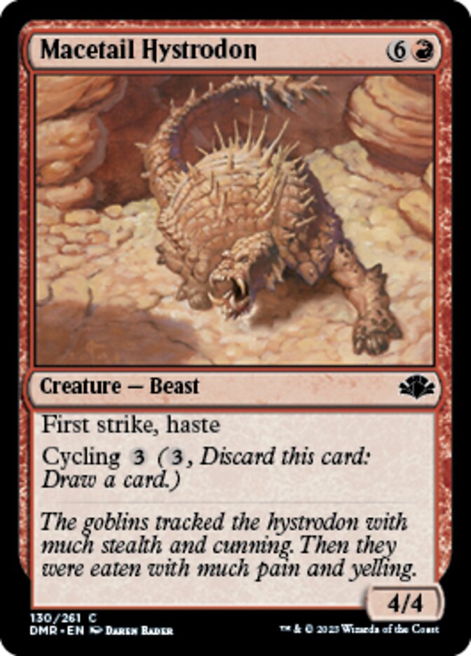 Macetail Hystrodon [Dominaria Remastered] | Local Legends