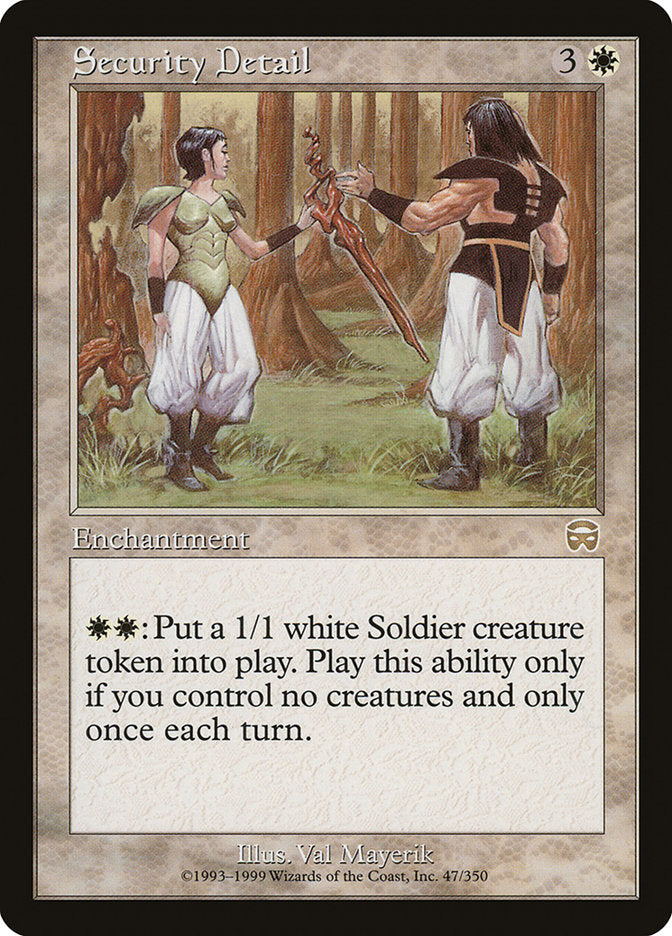 Security Detail [Mercadian Masques] | Local Legends