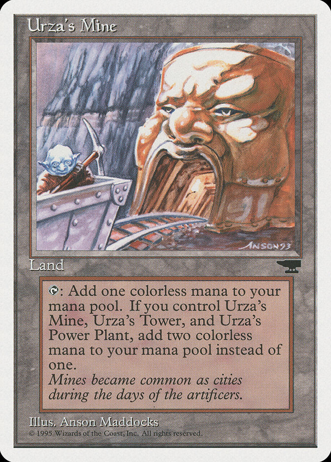 Urza's Mine (Mine Cart Entering Mouth) [Chronicles] | Golgari Games