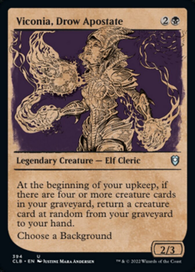 Viconia, Drow Apostate (Showcase) [Commander Legends: Battle for Baldur's Gate] | Local Legends