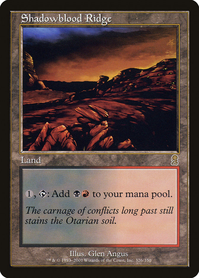 Shadowblood Ridge [Odyssey] | Local Legends