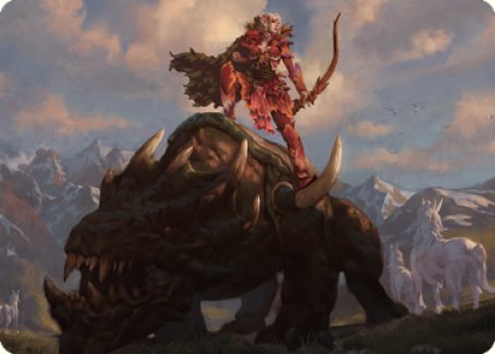 Meria's Outrider Art Card [Dominaria United Art Series] | Local Legends