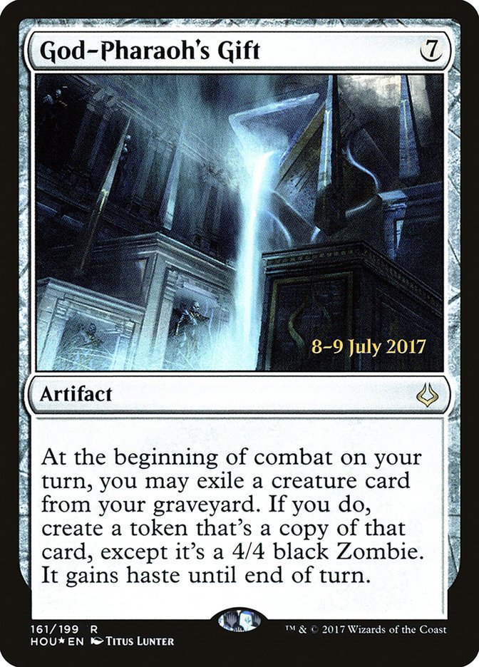 God-Pharaoh's Gift [Hour of Devastation Prerelease Promos] | Golgari Games