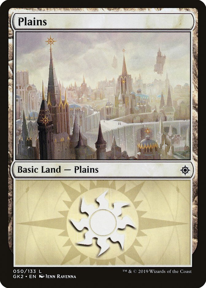 Plains (50) [Ravnica Allegiance Guild Kit] | Local Legends