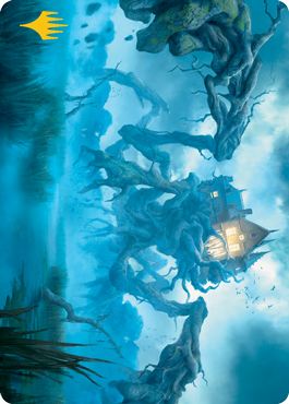 Creeping Inn Art Card (Gold-Stamped Signature) [Innistrad: Midnight Hunt Art Series] | Local Legends