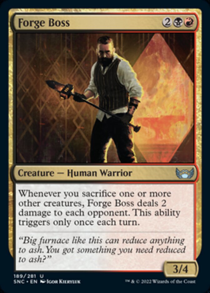 Forge Boss [Streets of New Capenna] | Golgari Games