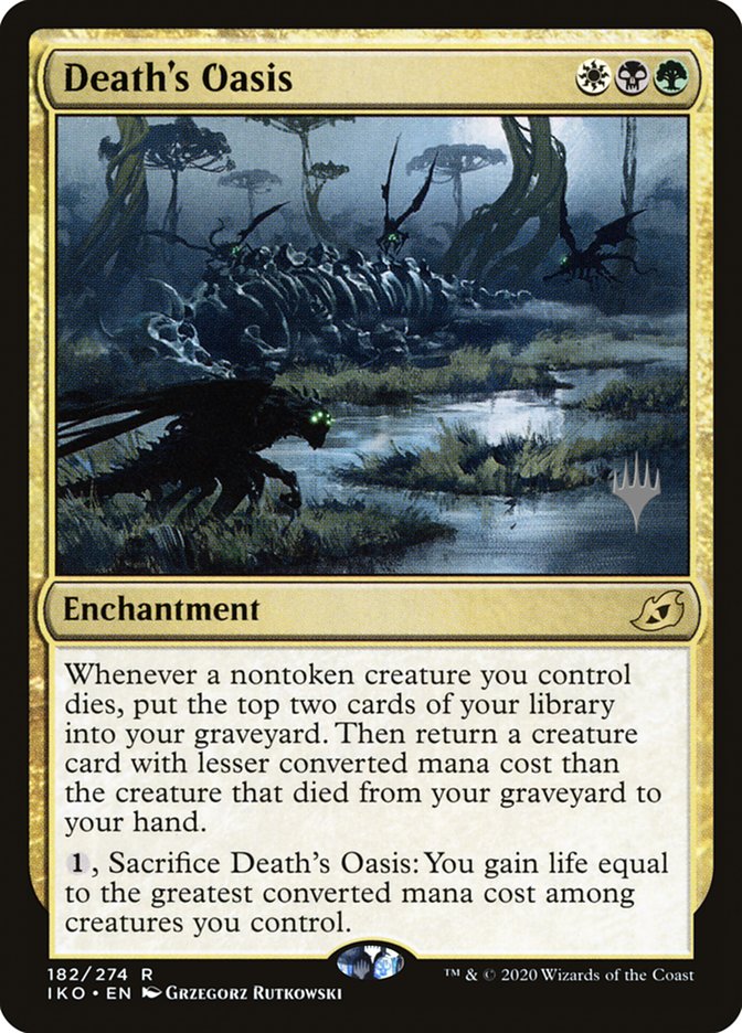 Death's Oasis (Promo Pack) [Ikoria: Lair of Behemoths Promos] | Golgari Games