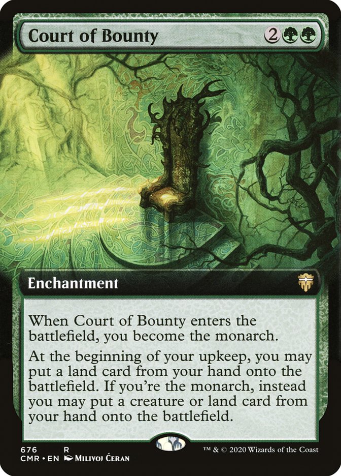 Court of Bounty (Extended Art) [Commander Legends] | Local Legends