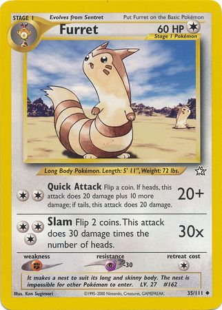 Furret (35/111) [Neo Genesis Unlimited] | Golgari Games