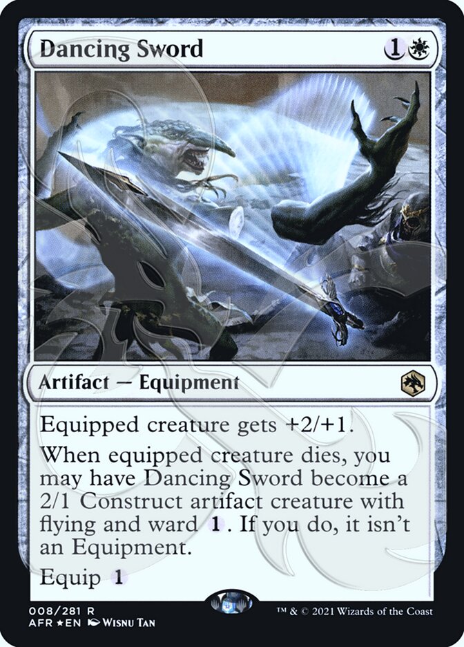 Dancing Sword (Ampersand Promo) [Dungeons & Dragons: Adventures in the Forgotten Realms Promos] | Local Legends