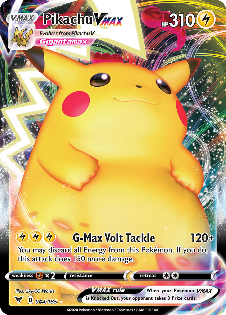 Pikachu VMAX (044/185) [Sword & Shield: Vivid Voltage] | Golgari Games